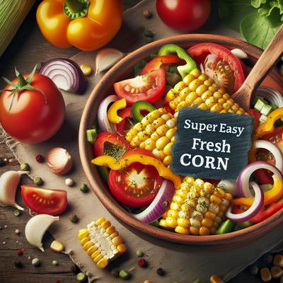 Image of Super Easy Fresh Corn Salad