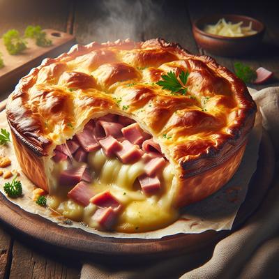 Image of Super Easy Ham and Swiss Pie