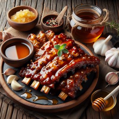 Image of Super Easy Honey Garlic Spareribs