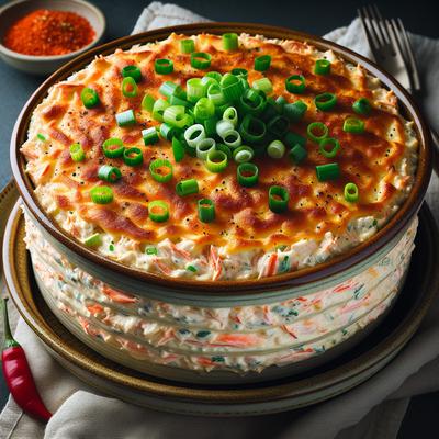 Image of Super Easy Layered Crab Dip