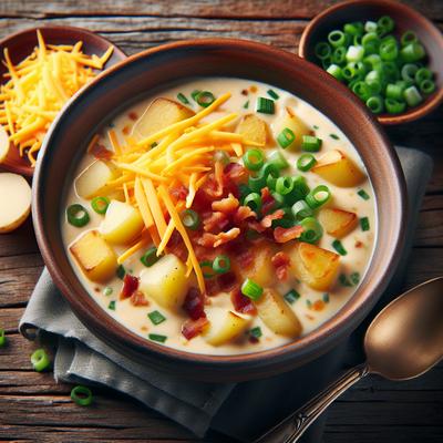 Image of Super Easy Loaded Potato Soup