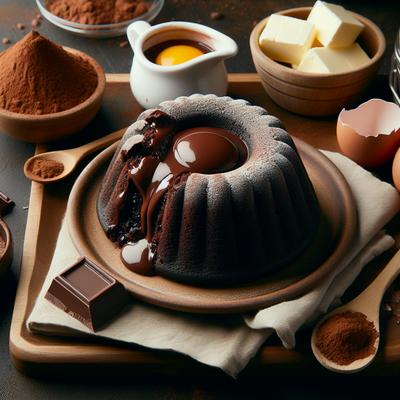 Image of Super Easy Molten Chocolate Cake