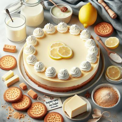 Image of Super Easy No Bake Cheesecake