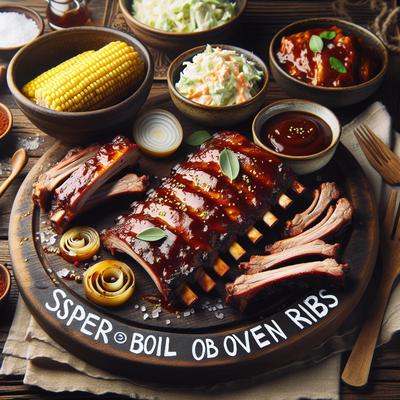 Image of Super Easy No Boil Oven Ribs