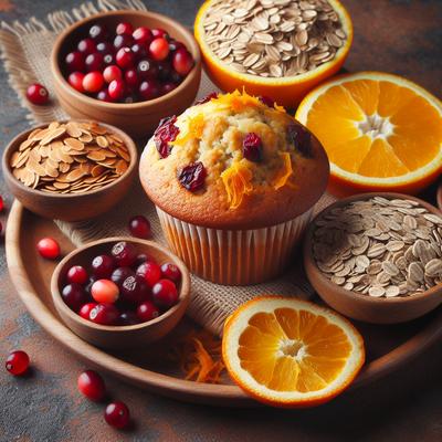 Image of Super Easy Orange Cranberry Bran Muffins