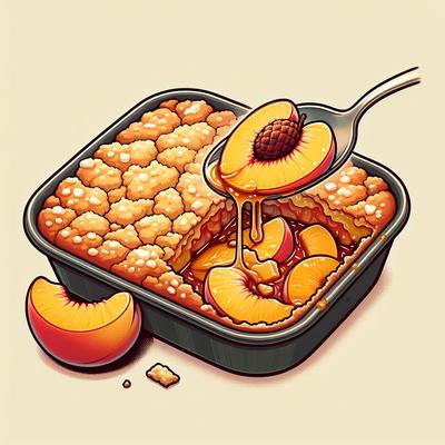 Image of Super Easy Peach Cobbler