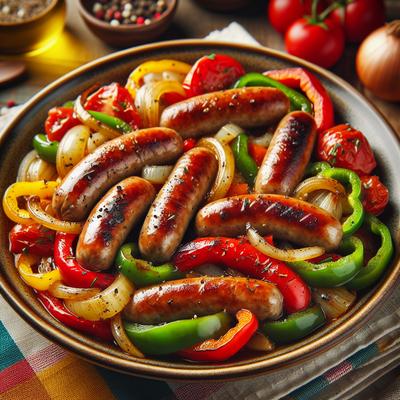 Image of Super Easy Sausage Peppers
