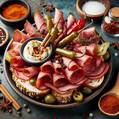 Image of Super Easy Turkey Pastrami Appetizer