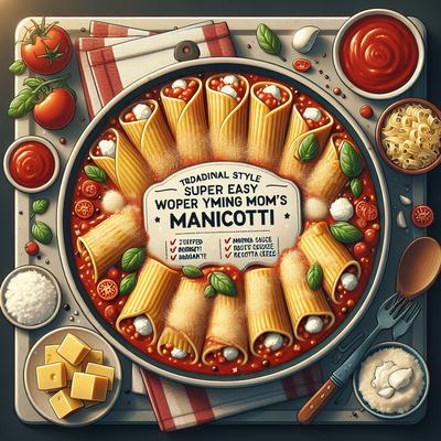 Image of Super Easy Working Mom's Manicotti