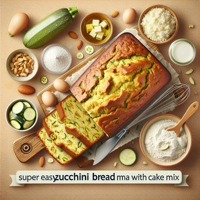 Image of Super Easy Zucchini Bread with Cake Mix