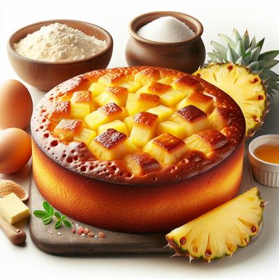 Image of Super Fast Queensland Pineapple Cake No Cake Mix