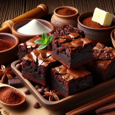 Image of Super Fudgy Chewy Cocoa Brownies