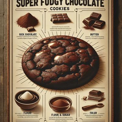 Image of Super Fudgy Chocolate Cookies