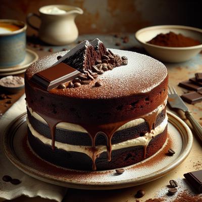 Image of Super Fudgy Mocha Cake