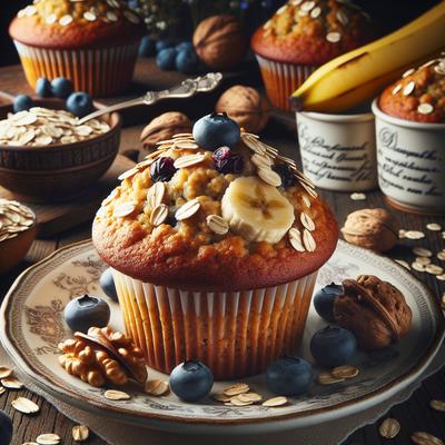 Image of Super Healthy Oatmeal Muffins