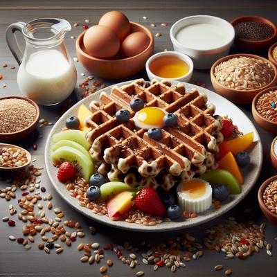 Image of Super Healthy Scratch Multigrain Waffles