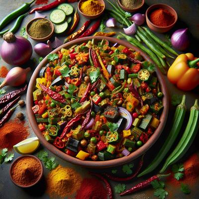 Image of Super Healthy Super Spicy Indian Vegetable Medley