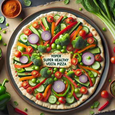 Image of Super Healthy Veggie Pita Pizza