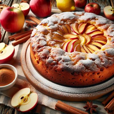 Image of Super Low Fat Turkish Apple Cake