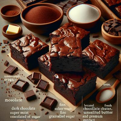 Image of Super Moist Chocolate Brownies
