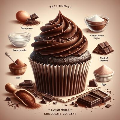 Image of Super Moist Chocolate Cupcakes