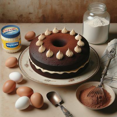 Image of Super Moist Chocolate Mayo Cake