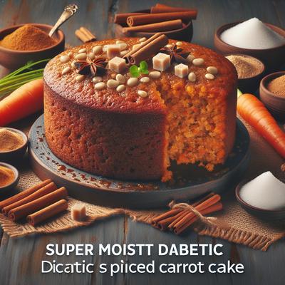 Image of Super Moist Diabetic Spiced Carrot Cake