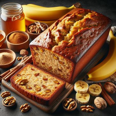 Image of Super Moist Spiced Banana Nut Bread