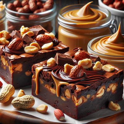 Image of Super Peanut Butter Brownies