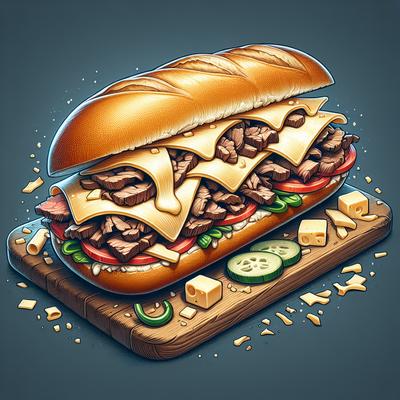 Image of Super Philly Cheesesteak Sandwiches