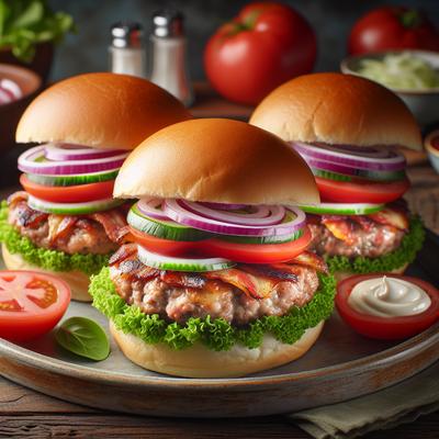 Image of Super Pork Burgers