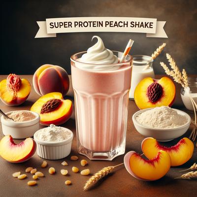 Image of Super Protein Peach Shake Smoothie