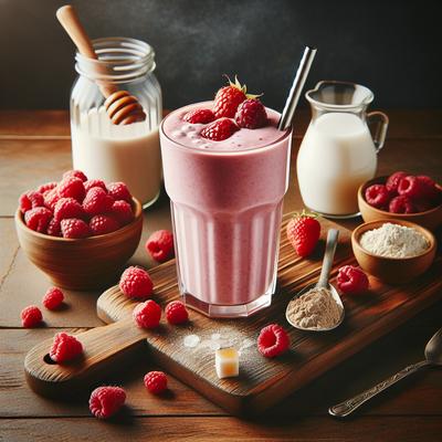 Image of Super Protein Raspberry Shake Smoothie