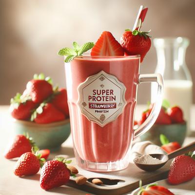 Image of Super Protein Strawberry Smoothie