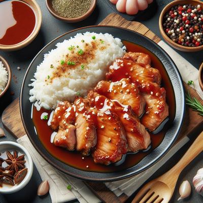 Image of Super Saucy Pork Chops and Rice