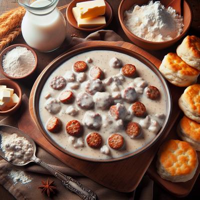 Image of Super Sausage Gravy and Cheater Biscuits