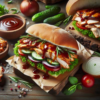Image of Super Simple Barbecue Chicken Sandwiches