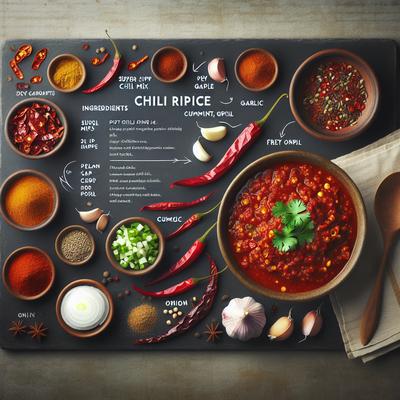 Image of Super Simple Chili Spice Mix with Chili Recipe Instructions