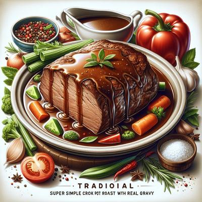 Image of Super Simple Crock Pot Roast with Real Gravy