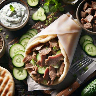 Image of Super Simple Gyros with Cucumber Mint Yogurt