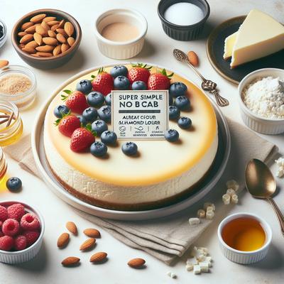 Image of Super Simple Low Carb No Bake Cheesecake