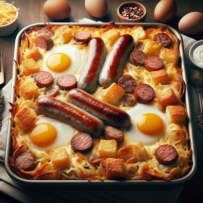 Image of Super Simple Sausage Breakfast Casserole