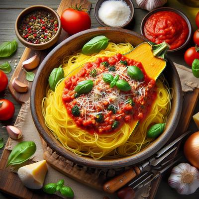 Image of Super Spaghetti Squash with Spaghetti Sauce