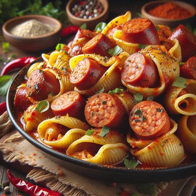 Image of Super Spicy Stuffed Sausage Shells