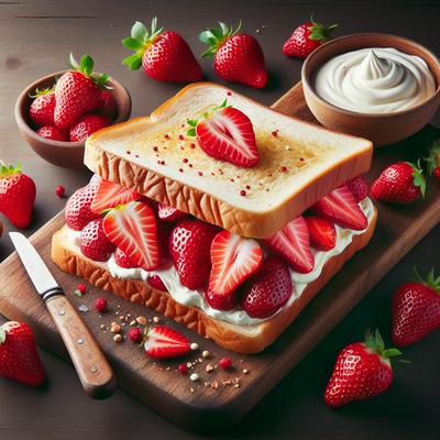 Image of Super Strawberry Sandwich
