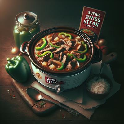 Image of Super Swiss Steak Crock Pot