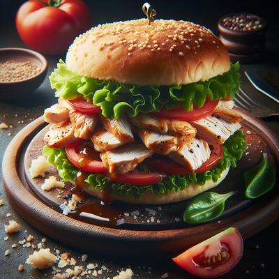 Image of Super Tasty Super Messy Chicken Sandwich