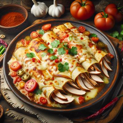 Image of Super Turkey Enchiladas