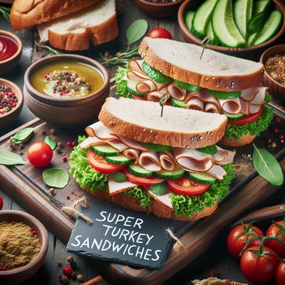 Image of Super Turkey Sandwiches