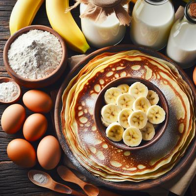 Image of Super Yummy Banana Crepes